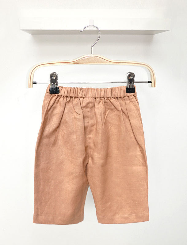 Amber Cotton Linen Boy Pants