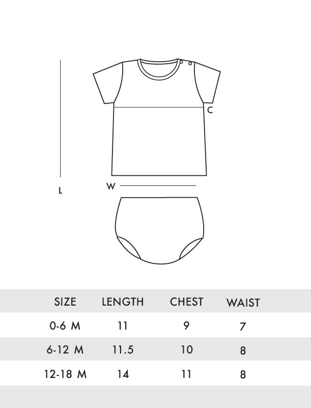 Cloud II Short Sleeves Top and Bottom Set
