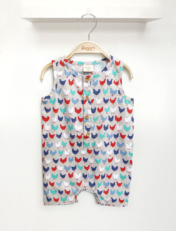 Chikki Unisex Baby Overall Cotton Romper