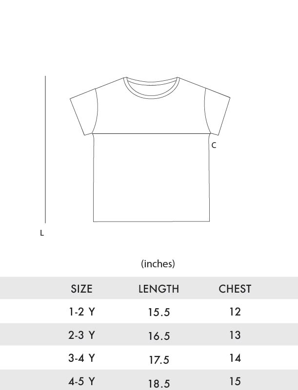 Cloud Short Sleeves Kids Top