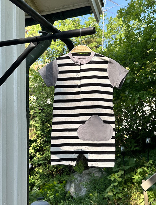 Cloud Short Sleeves Baby Romper