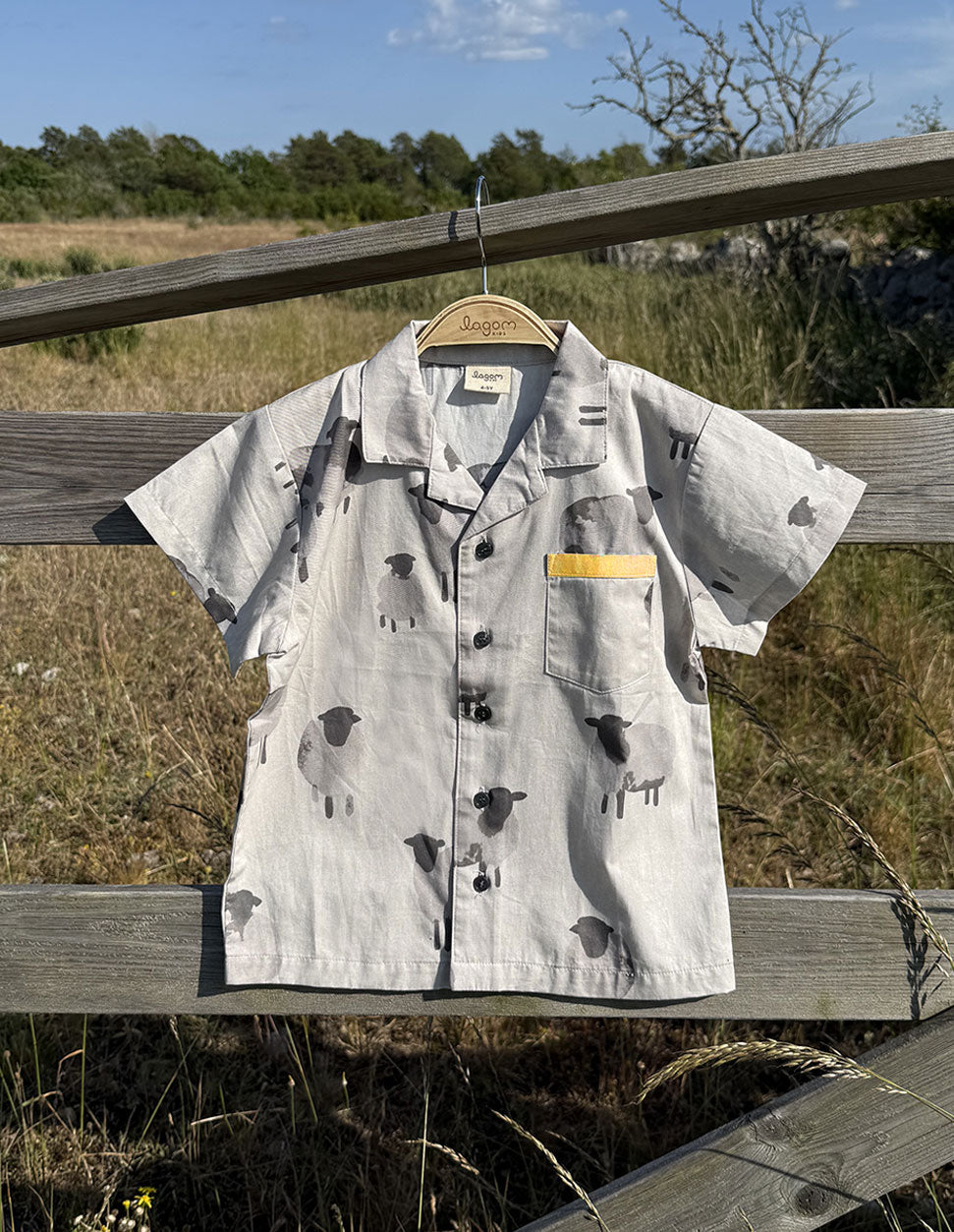 Farmhouse Short Sleeves  Hawaiian Boy Shirt