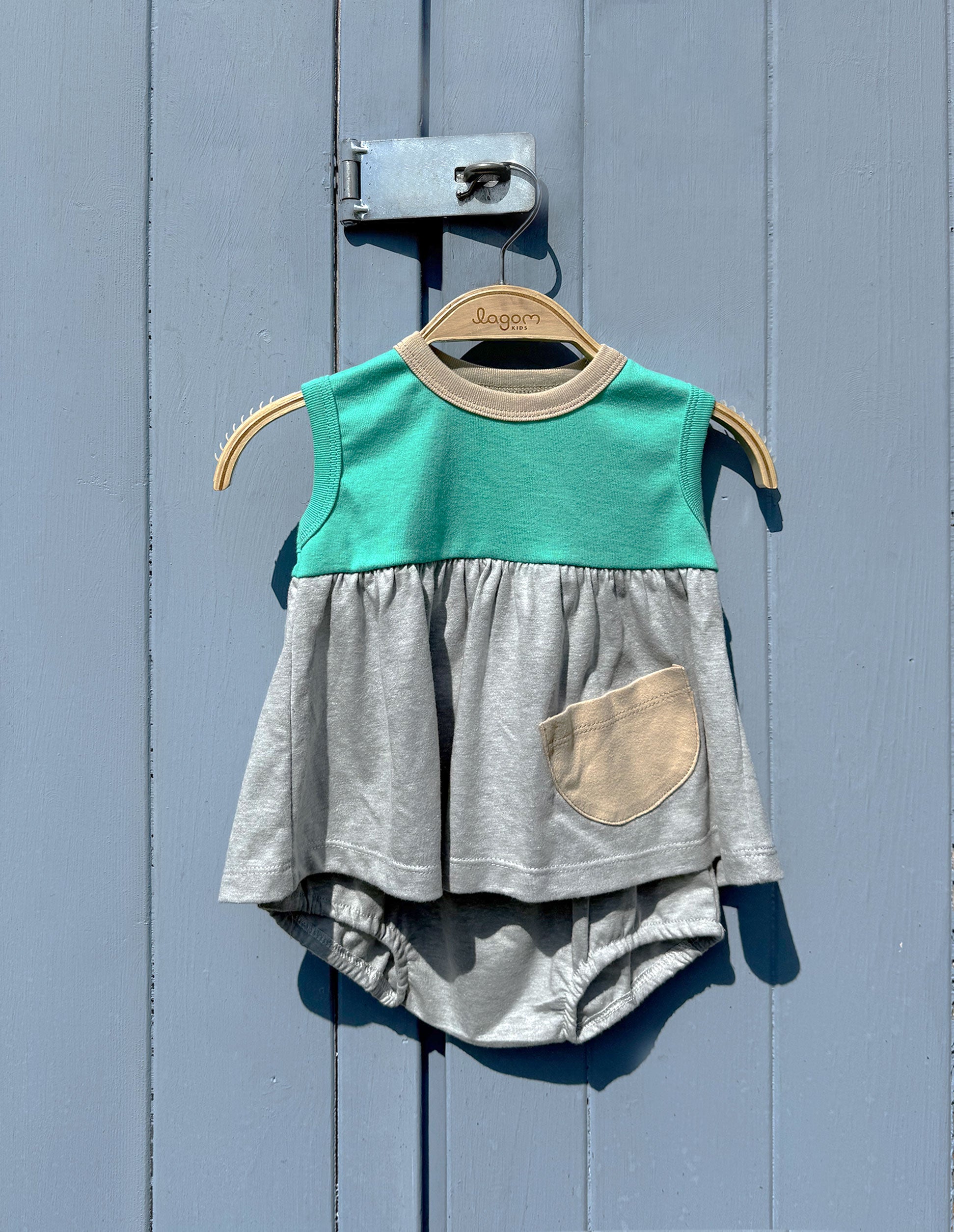 Happi Sleeveless Baby Dress Set
