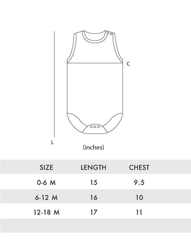 Essential Sleeveless Baby Onesie