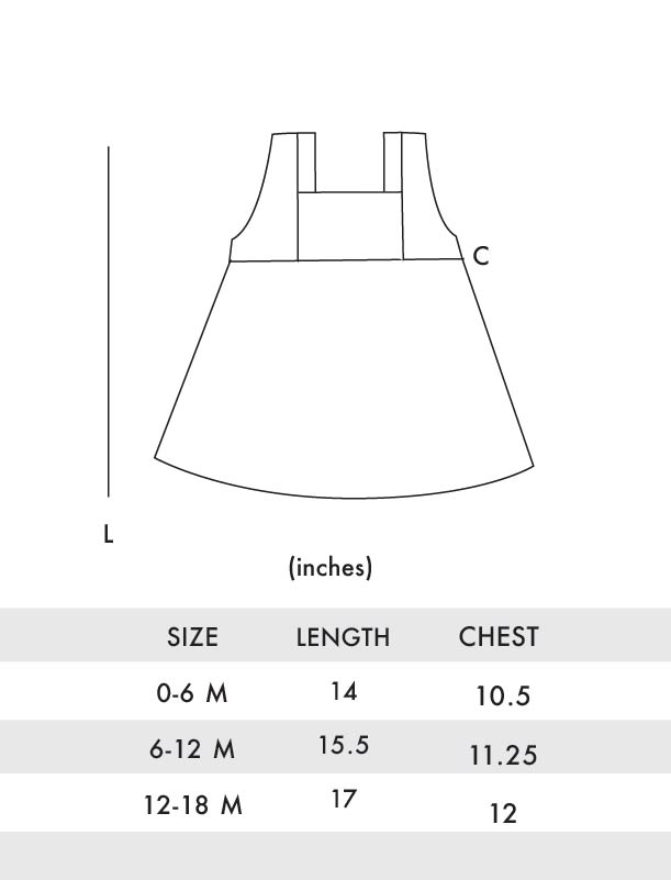 Chikki Sleeveless Baby Girl Dress