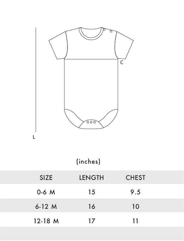 Essential Short Sleeves Baby Onesie