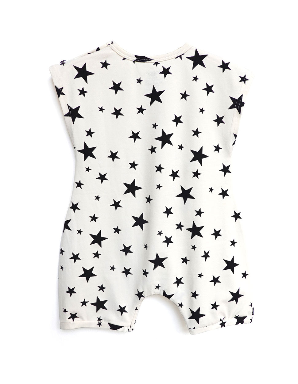 STARS Cap Sleeves Roomy Baby Romper