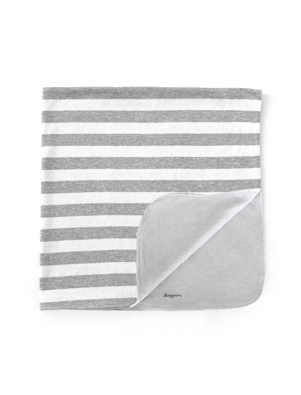 Stripy Grey Baby Blankets