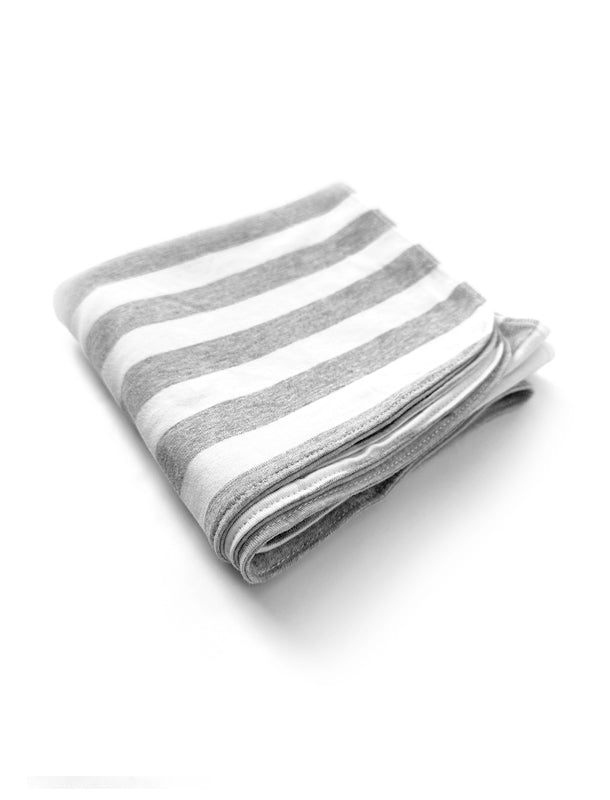 Stripy Grey Baby Blankets