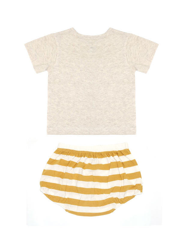 Cloud II Short Sleeves Top and Bottom Set