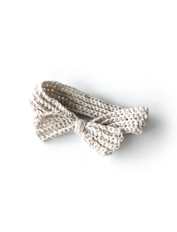 New Born Crochet GLITTER GREY Headband - Limited Collection