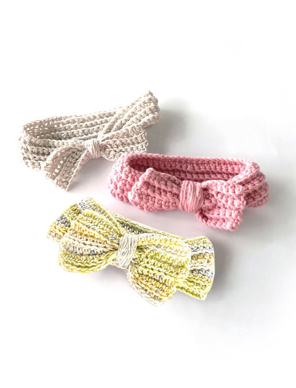 New Born Crochet GLITTER GREY Headband - Limited Collection
