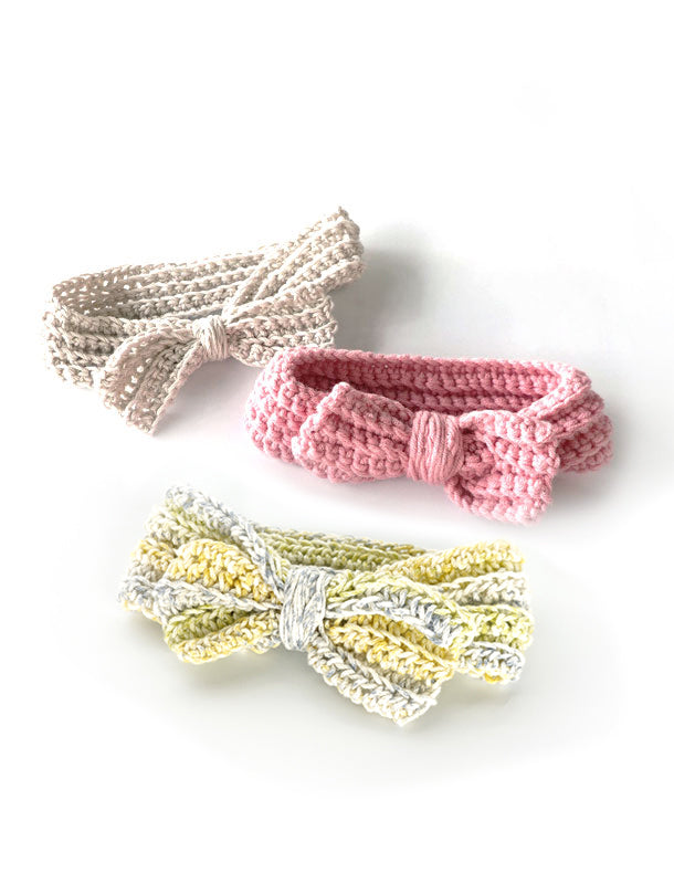 New Born Crochet YELLOW Headband - Limited Collection