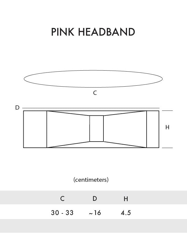 New Born Crochet PINK Headband - Limited Collection