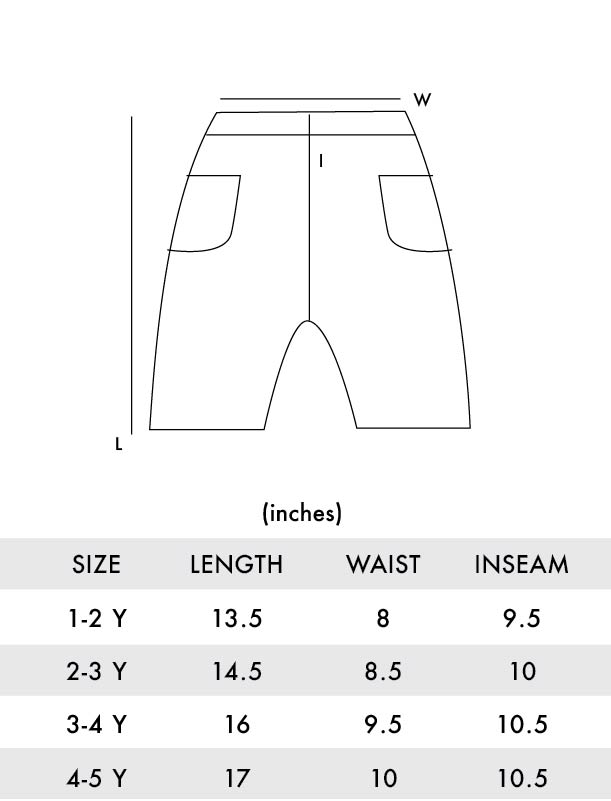 Natur Cotton Denim Harem Boy Pants
