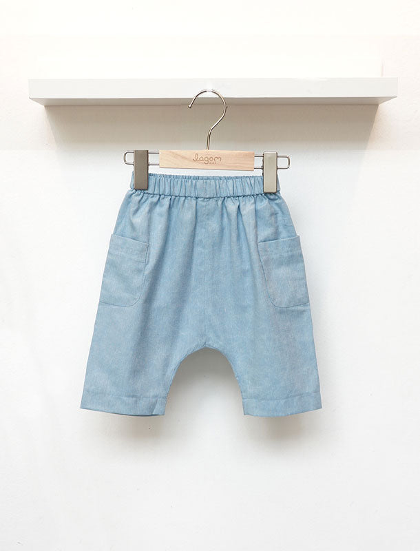 Natur Cotton Denim Harem Boy Pants
