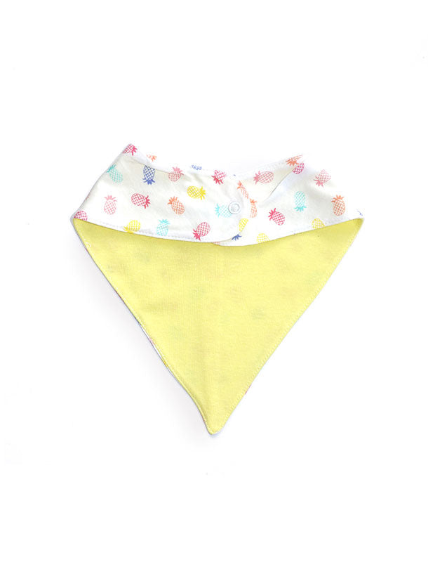 Cheerful Pineapple Bandana Bib
