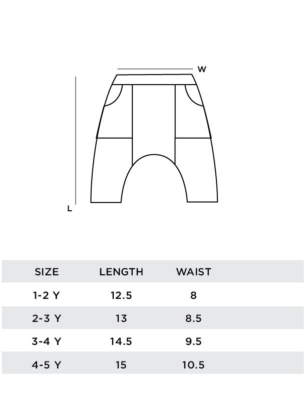 Marine II Blue Boy Harem Pants