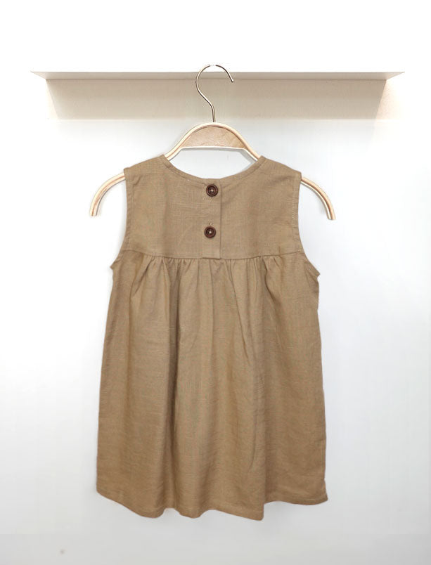 Terra Soft Irish Linen Sleeveless Dress