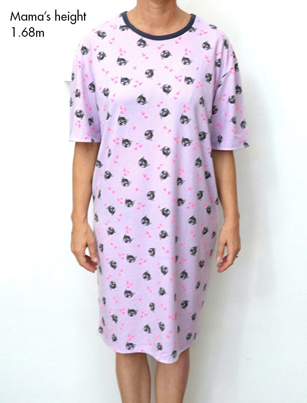 Mama+Me Cat Pajamas Twinning Set E