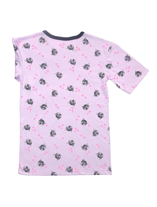 Comfy Cat Pajamas Girl Dress