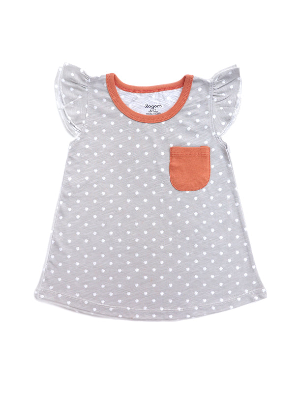 Dotti A-line Frill Sleeves Girl Top