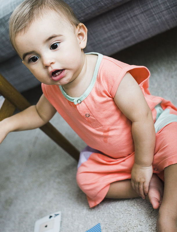 Pink Baby Romper