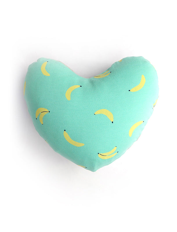 Comfy Banana Heart Shaped Pillow