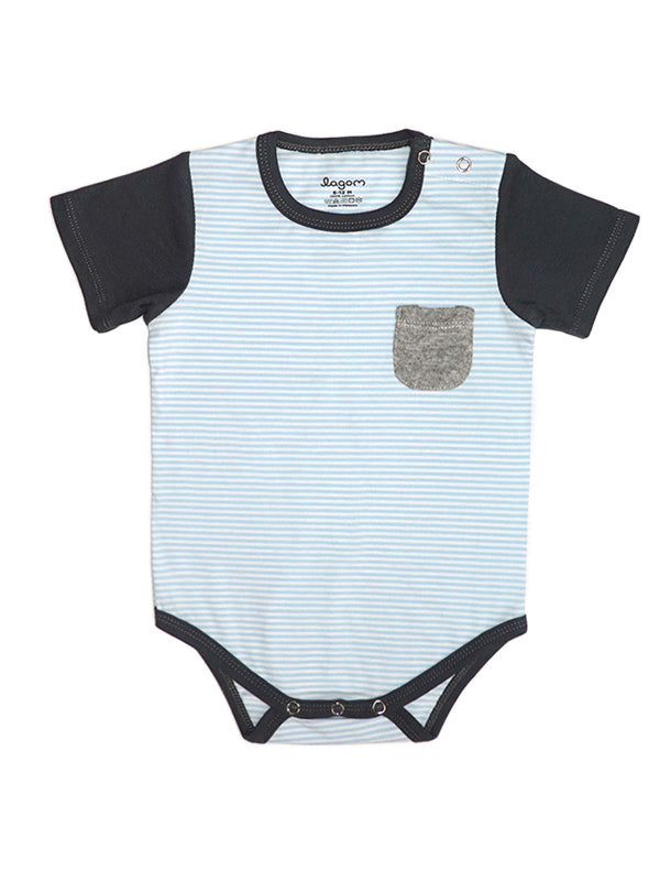 Super Soft Pastel Short Sleeves Baby Onesie