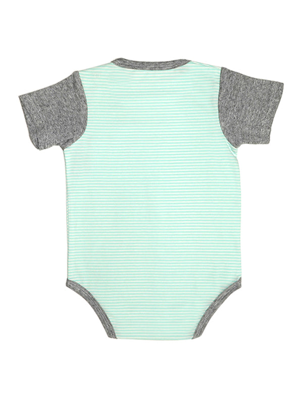 Super Soft Pastel Short Sleeves Baby Onesie
