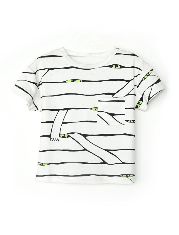 PEEK-A-BOO Short Sleeves Unisex Kids Top