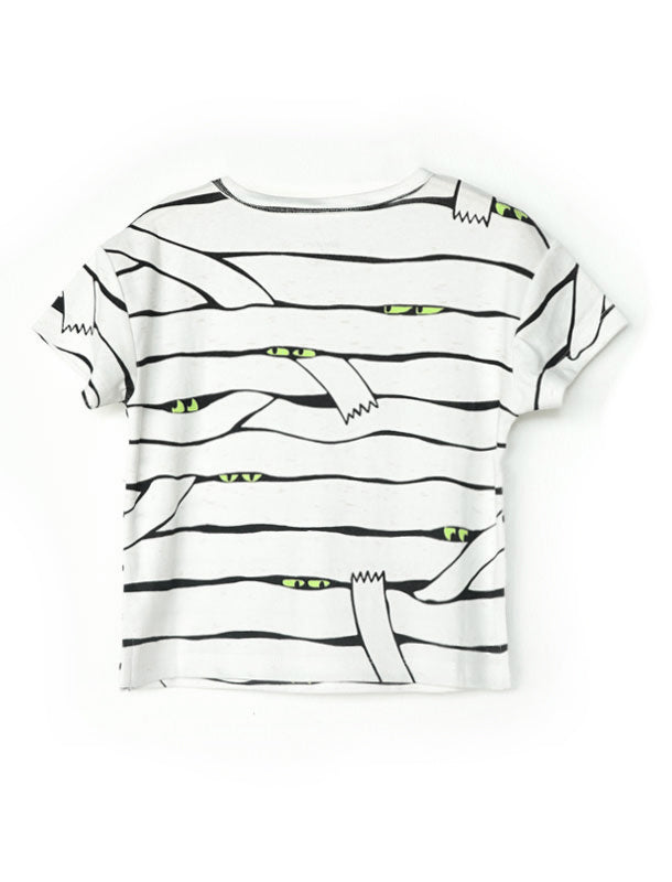 PEEK-A-BOO Short Sleeves Unisex Kids Top