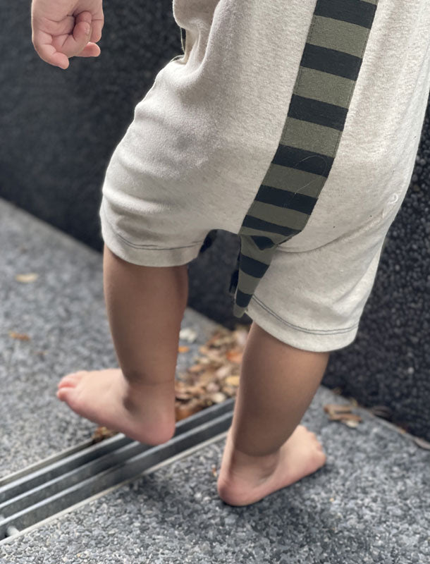 ROAR Cap Sleeves Straight Cut Baby Romper
