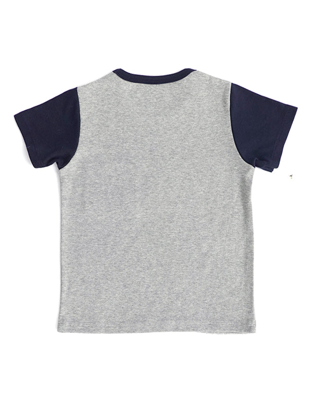 Dotti Grey Short Sleeves Boy Tee